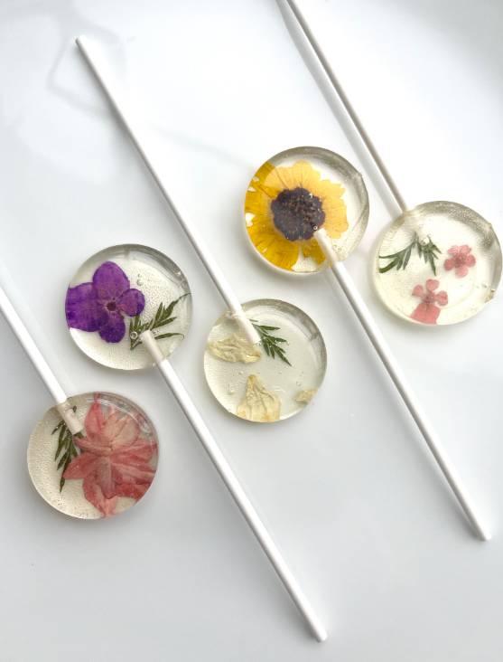 Flower Lollipops