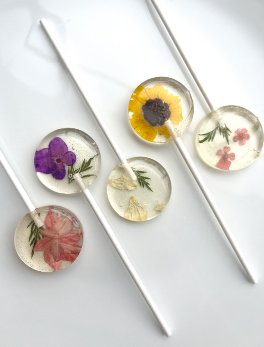 Flower Lollipops